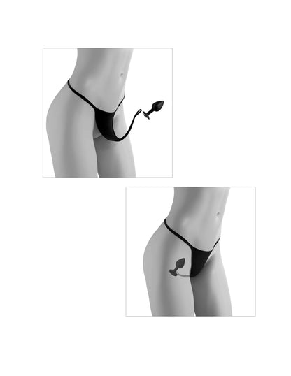 (D) HOOKUP PANTIES CROTCHLESS SECRET GEM XL-XXL