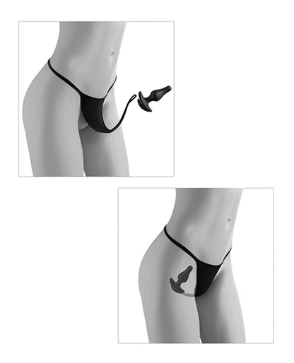 (D) HOOKUP PANTIES TRIPLE TEAS XL-XXL
