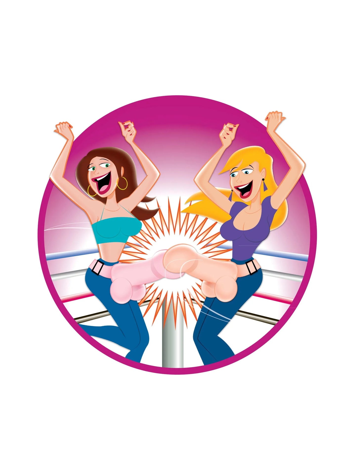 BACHELORETTE DUELING DICKIES INFLATABLE