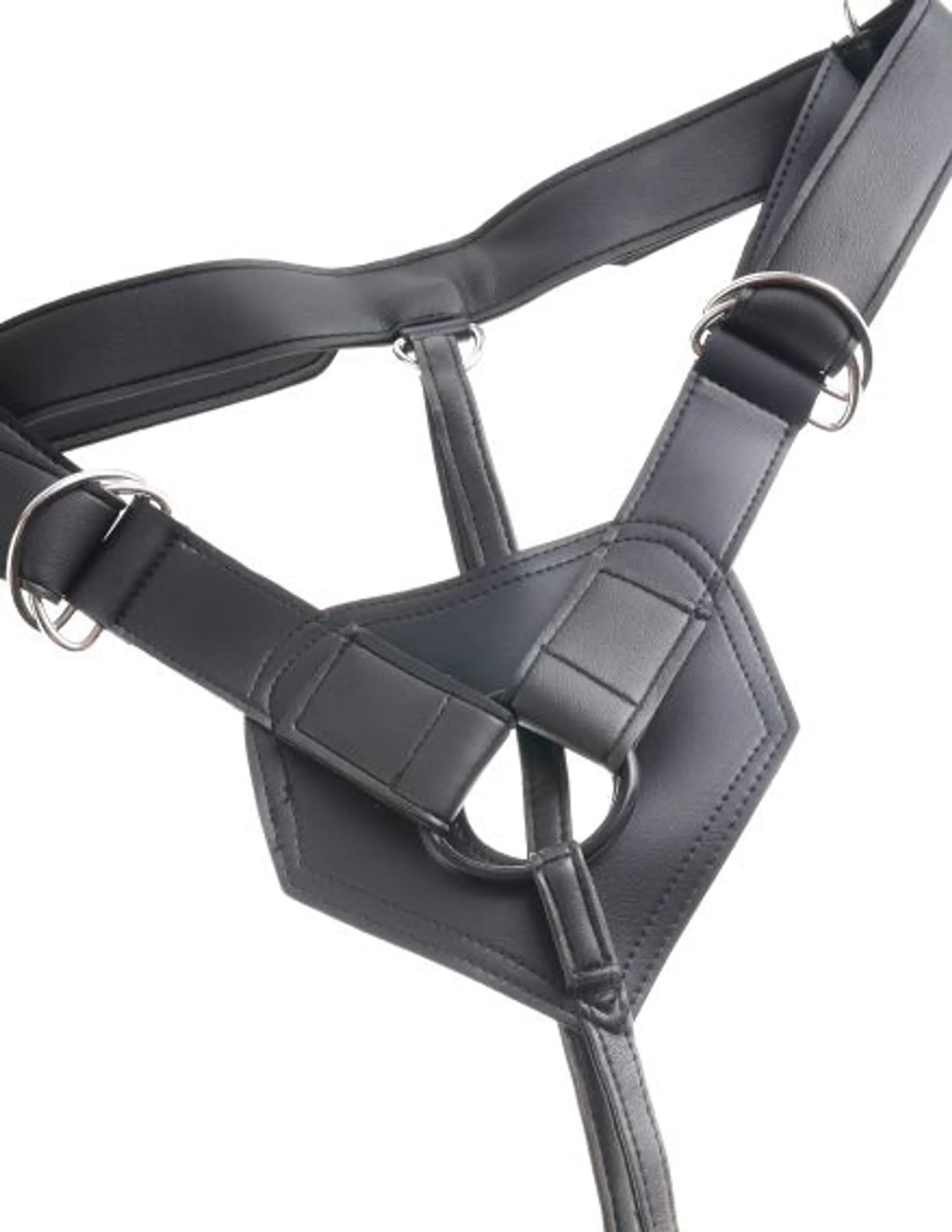 KING COCK STRAP ON HARNESS W/ 6 IN COCK TAN