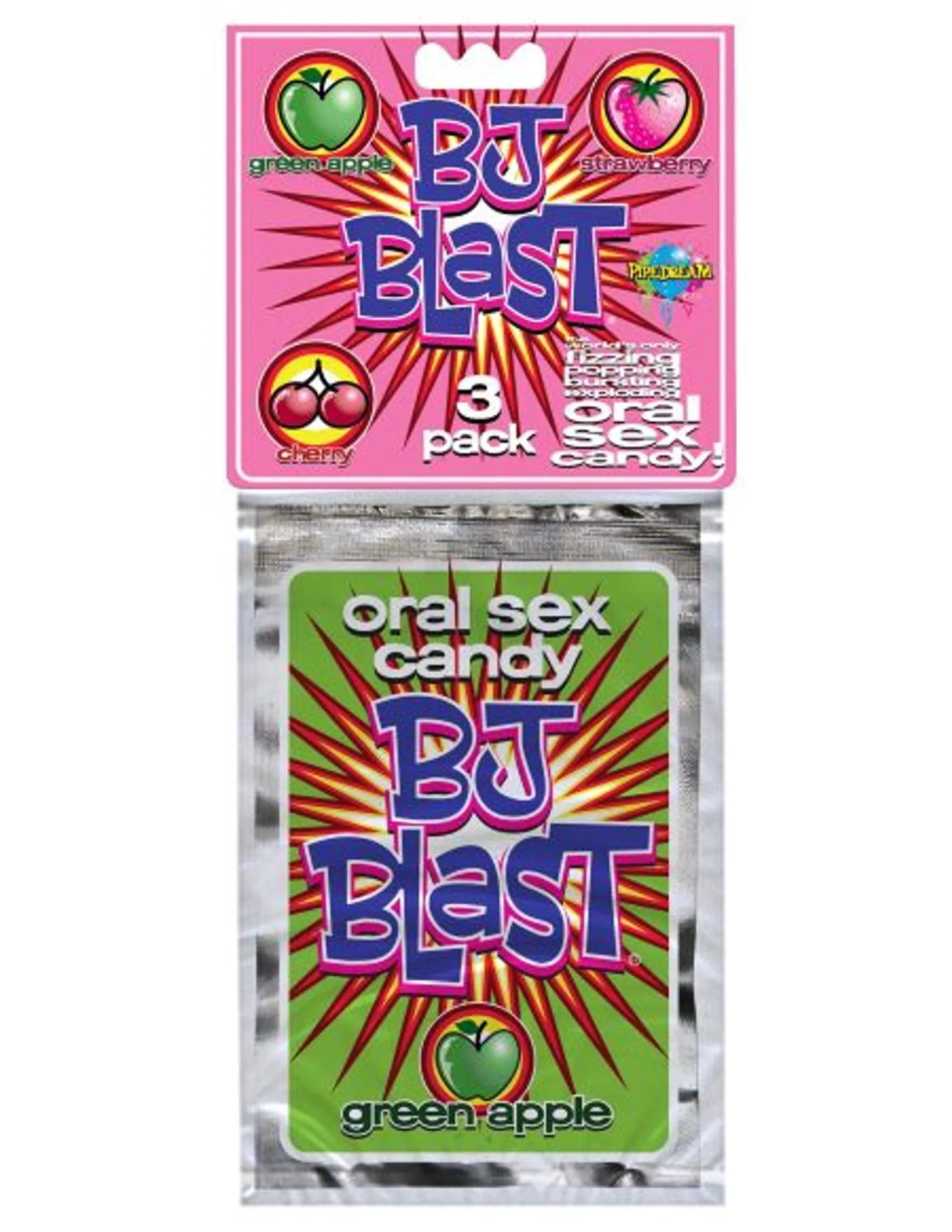 BJ BLAST 3 PACK STRAWBERRY CHERRY GREEN APPLE