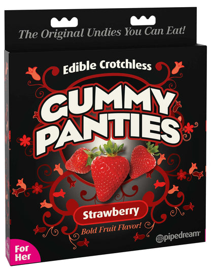 EDIBLE CROTCHLESS GUMMY PANTIES-STRAWBERRY