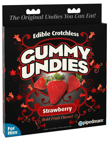 EDIBLE MALE GUMMY UNDIES STRAWBERRY