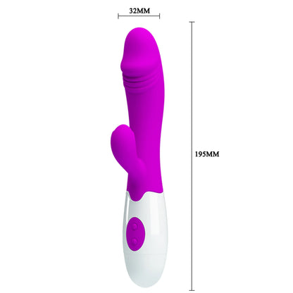 PRETTY LOVE SNAPPY 30 FUNCTION SILICONE VIBRATOR
