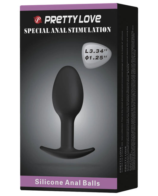 PRETTY LOVE 3.34 SILICONE ANAL PLUG "