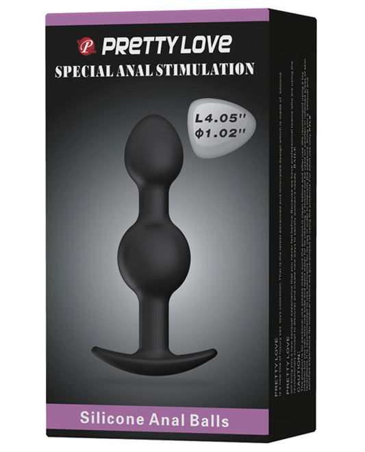PRETTY LOVE SILICONE ANAL BALLS
