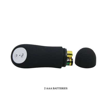 PRETTY LOVE VIBRATING BEAD BUTT PLUG BLACK