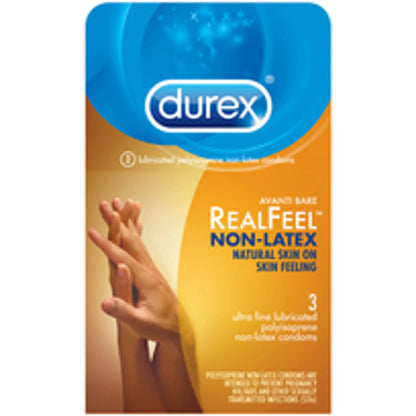 DUREX AVANTI BARE REAL FEEL NON LATEX 3PK