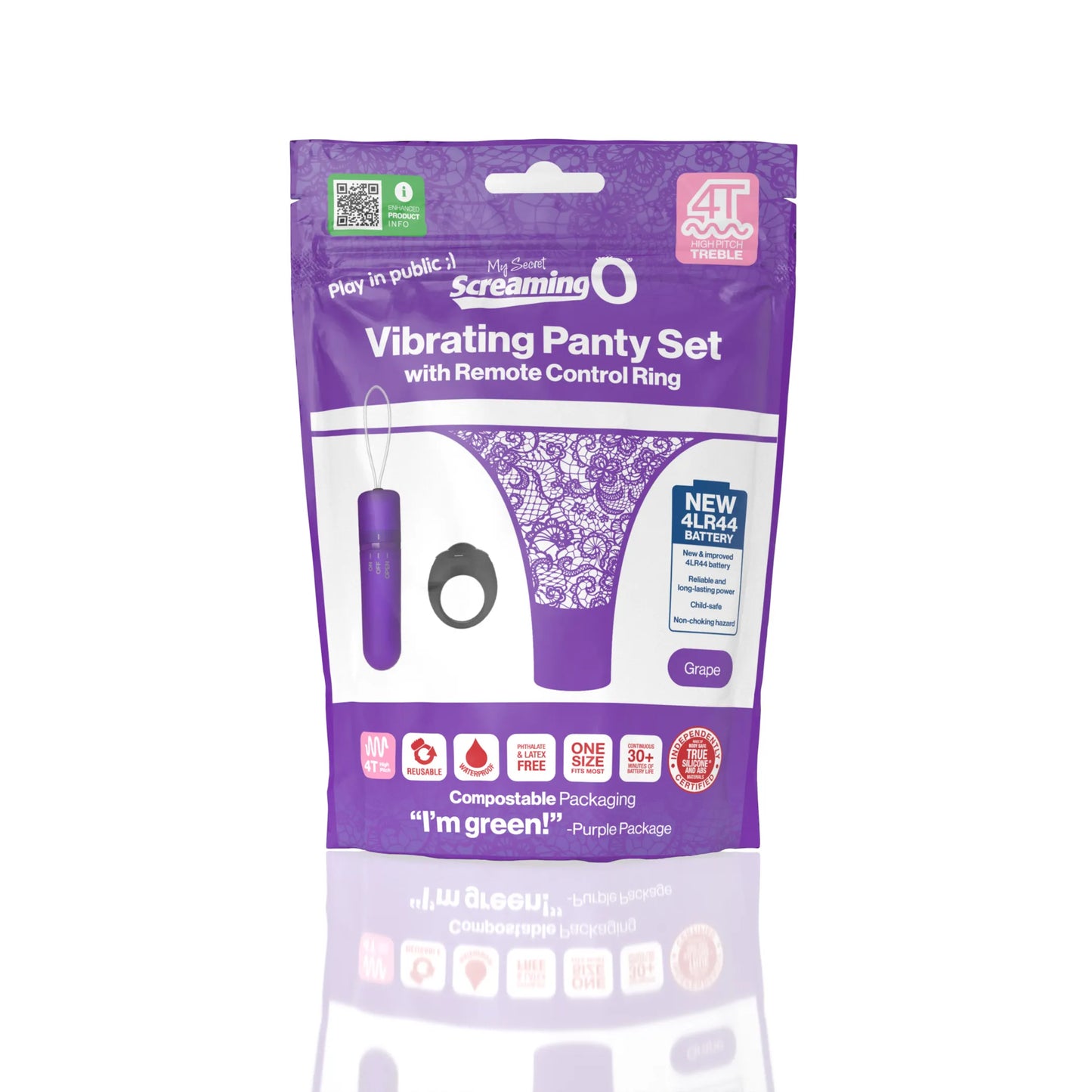 SCREAMING O MY SECRET 4T PANTY VIBE GRAPE