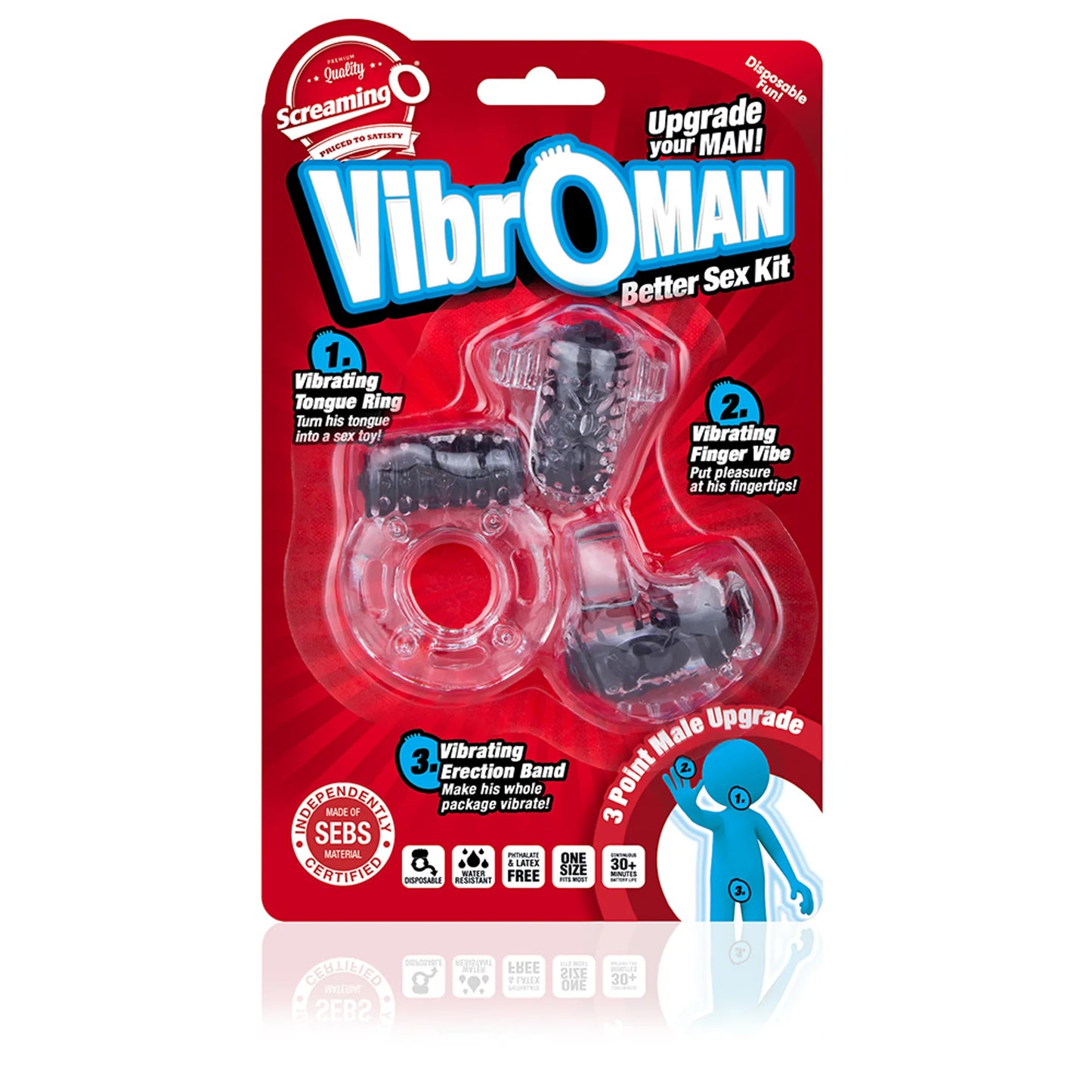 SCREAMING O VIBRO MAN BLACK