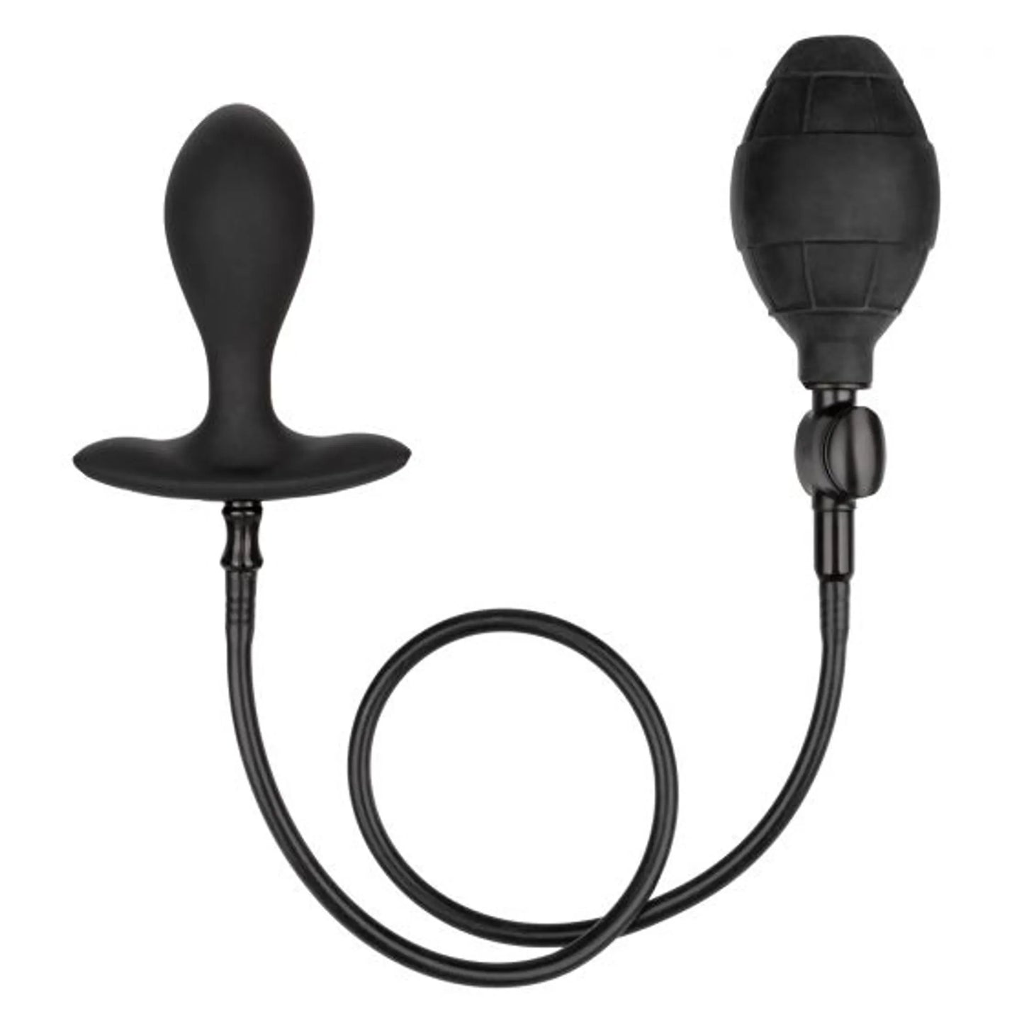 WEIGHTED SILICONE INFLATABLE BUTT PLUG