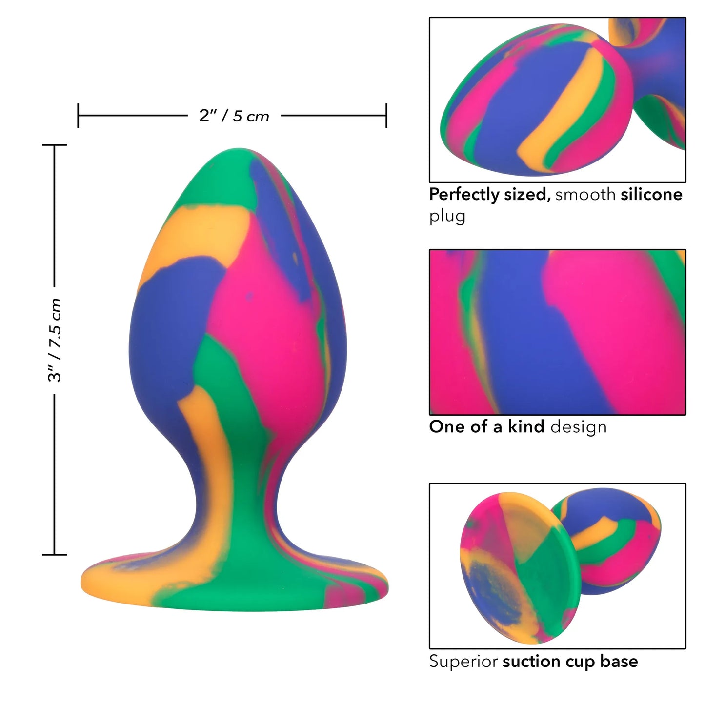 CHEEKY MEDIUM TIE DYE PLUG