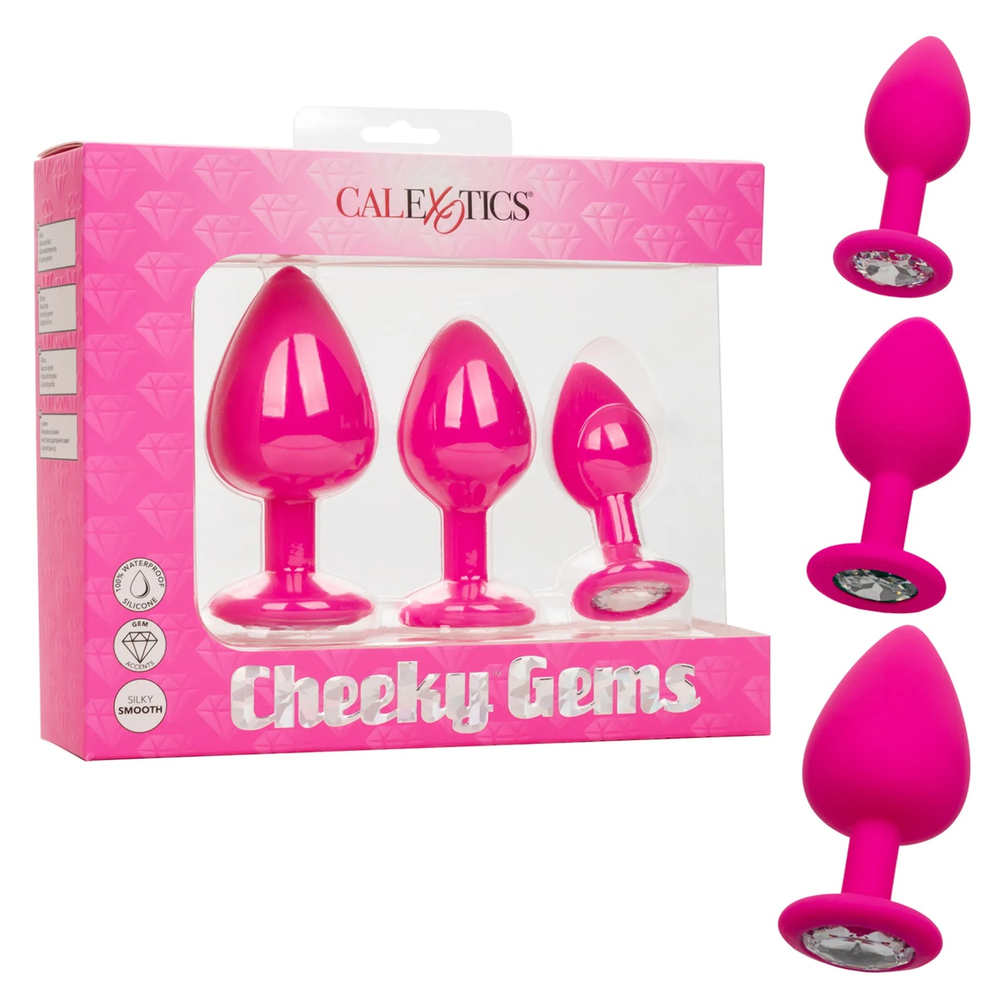 CHEEKY GEMS 3PC SET PINK