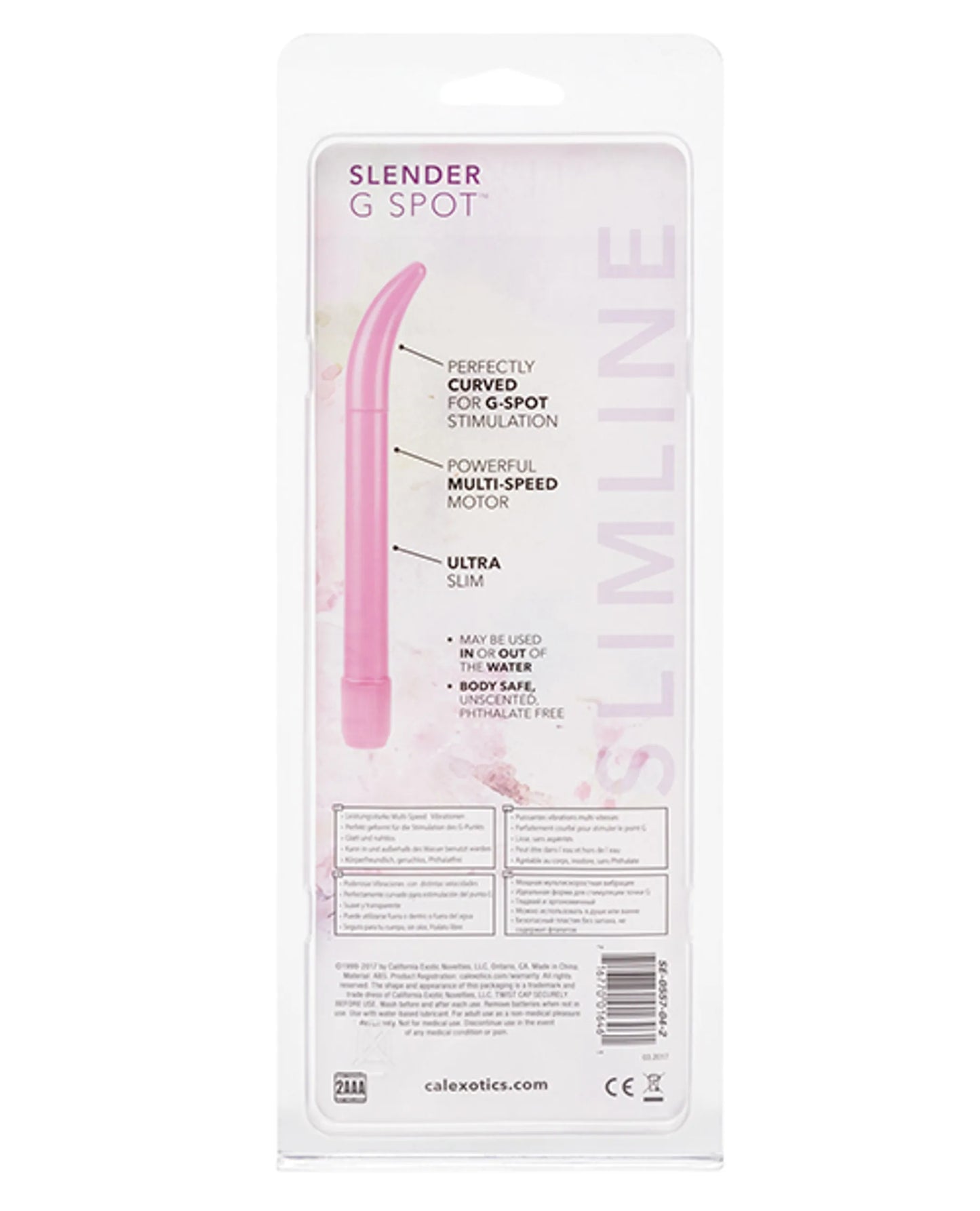 SLENDER G-SPOT 7IN PINK