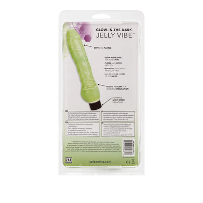 GLOW IN THE DARK JELLY PENIS GREEN