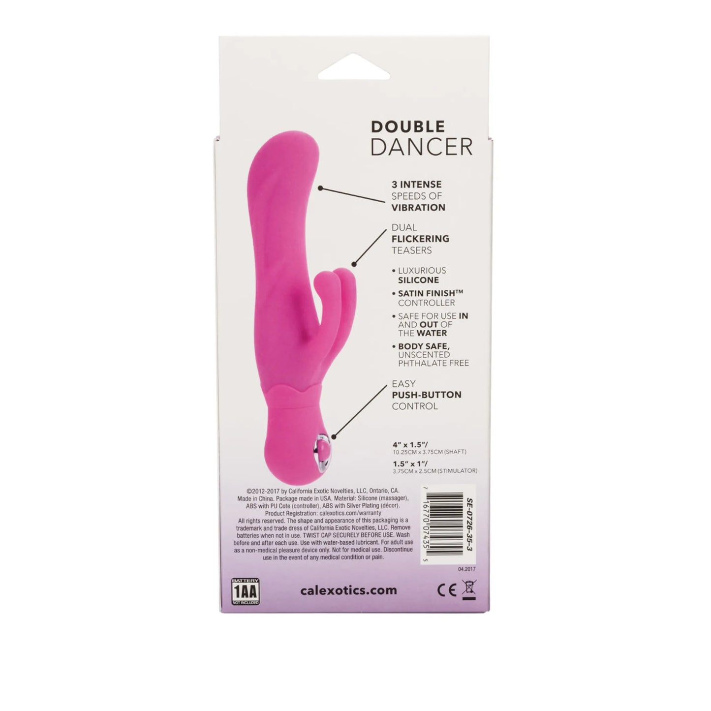 POSH SILICONE DOUBLE DANCER PINK