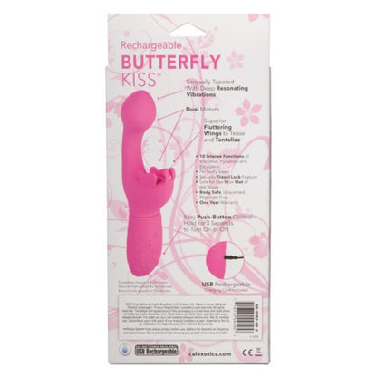 RECHARGEABLE BUTTERFLY KISS PINK