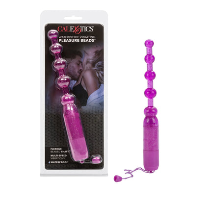PLEASURE BEADS VIB. W/P PURPLE