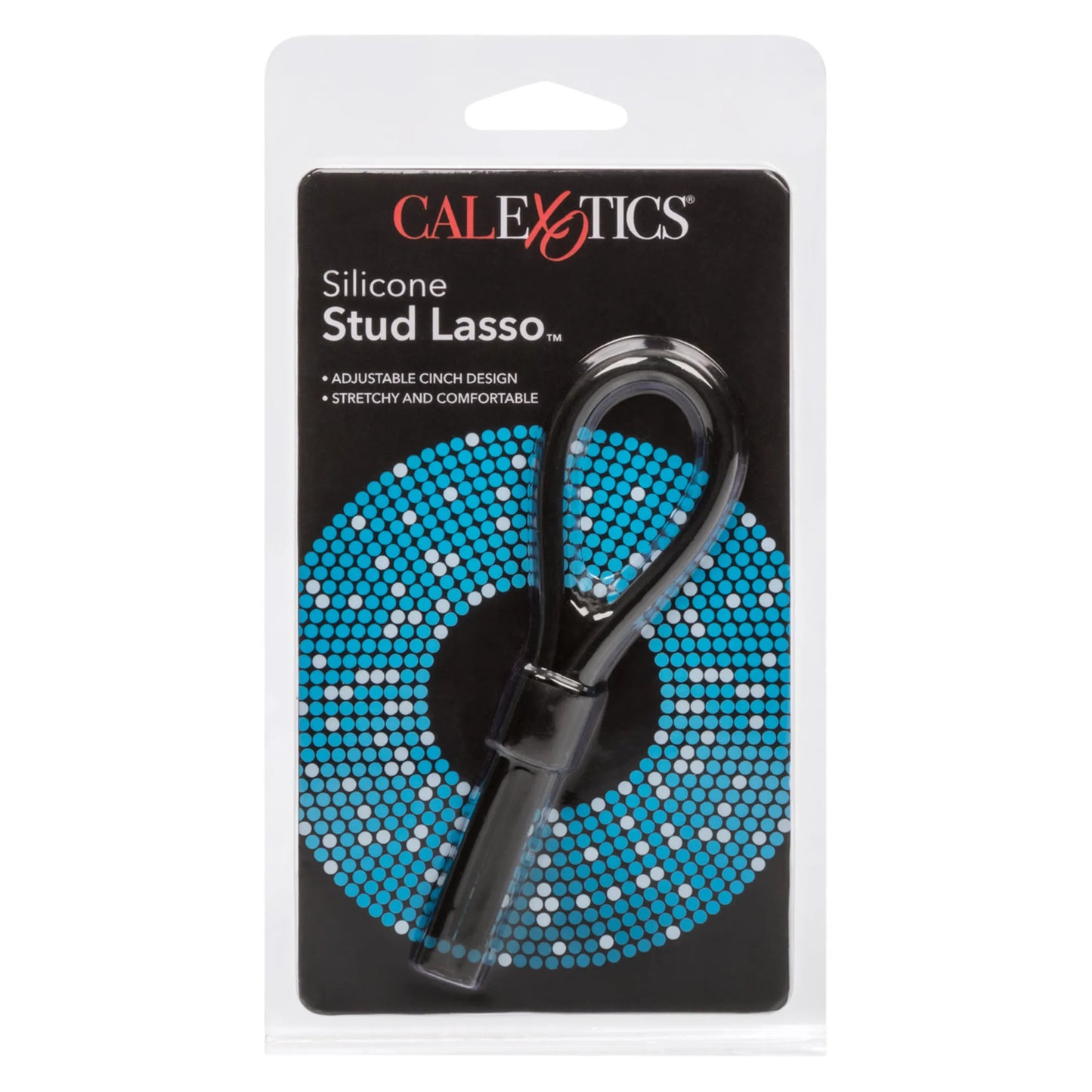 SILICONE STUD LASSO BLACK