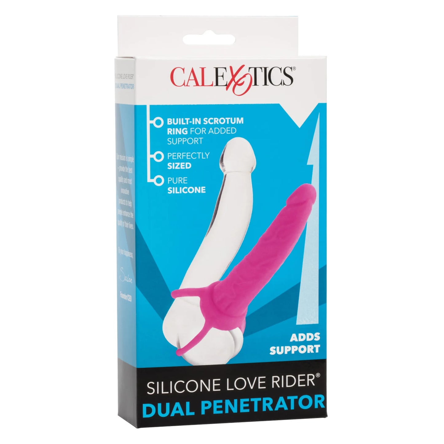 LOVE RIDERS DUAL PENETRATOR SILICONE PINK
