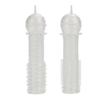 SENSO SILICONE-SLEEVE 2 PACK CLEAR