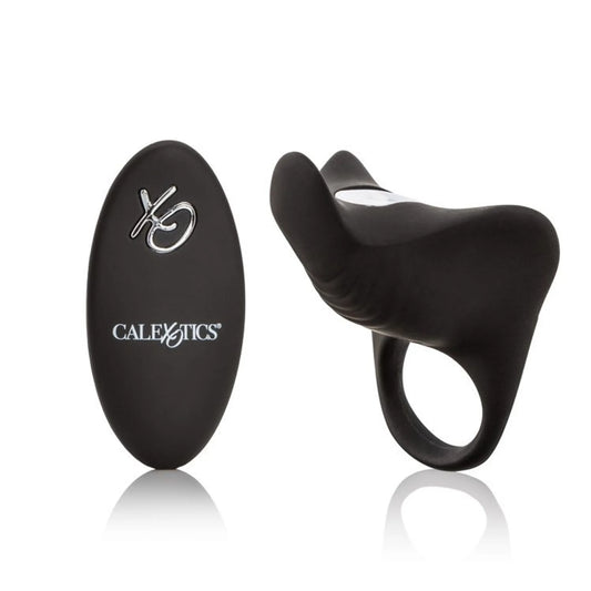 SILICONE RECHARGEABLE REMOTE PLEASURIZER COCK RING