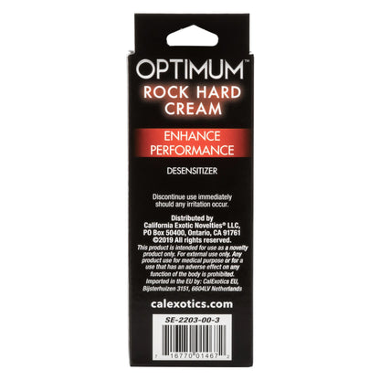 OPTIMUM ROCK HARD CREAM 2 OZ (PACKAGED)