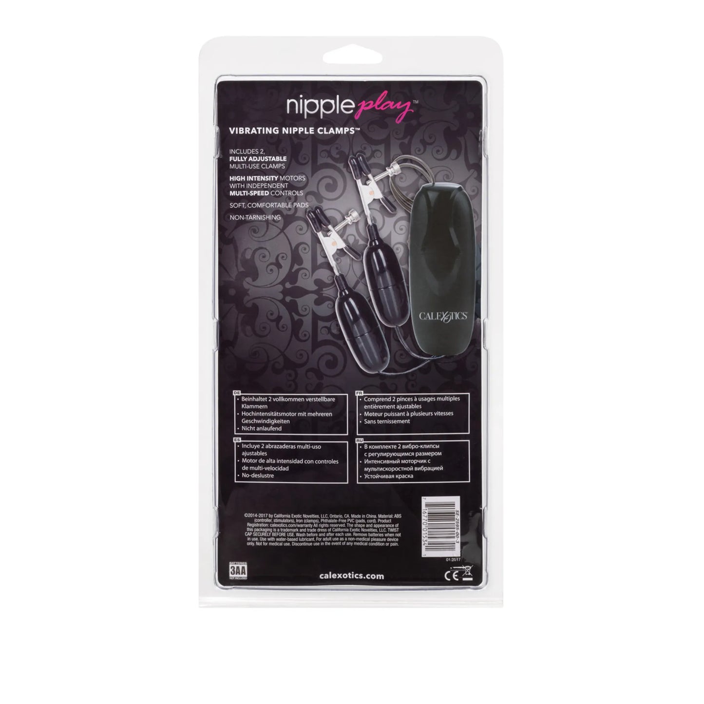 NIPPLE PLAY NIPPLE CLAMPS VIBRATING