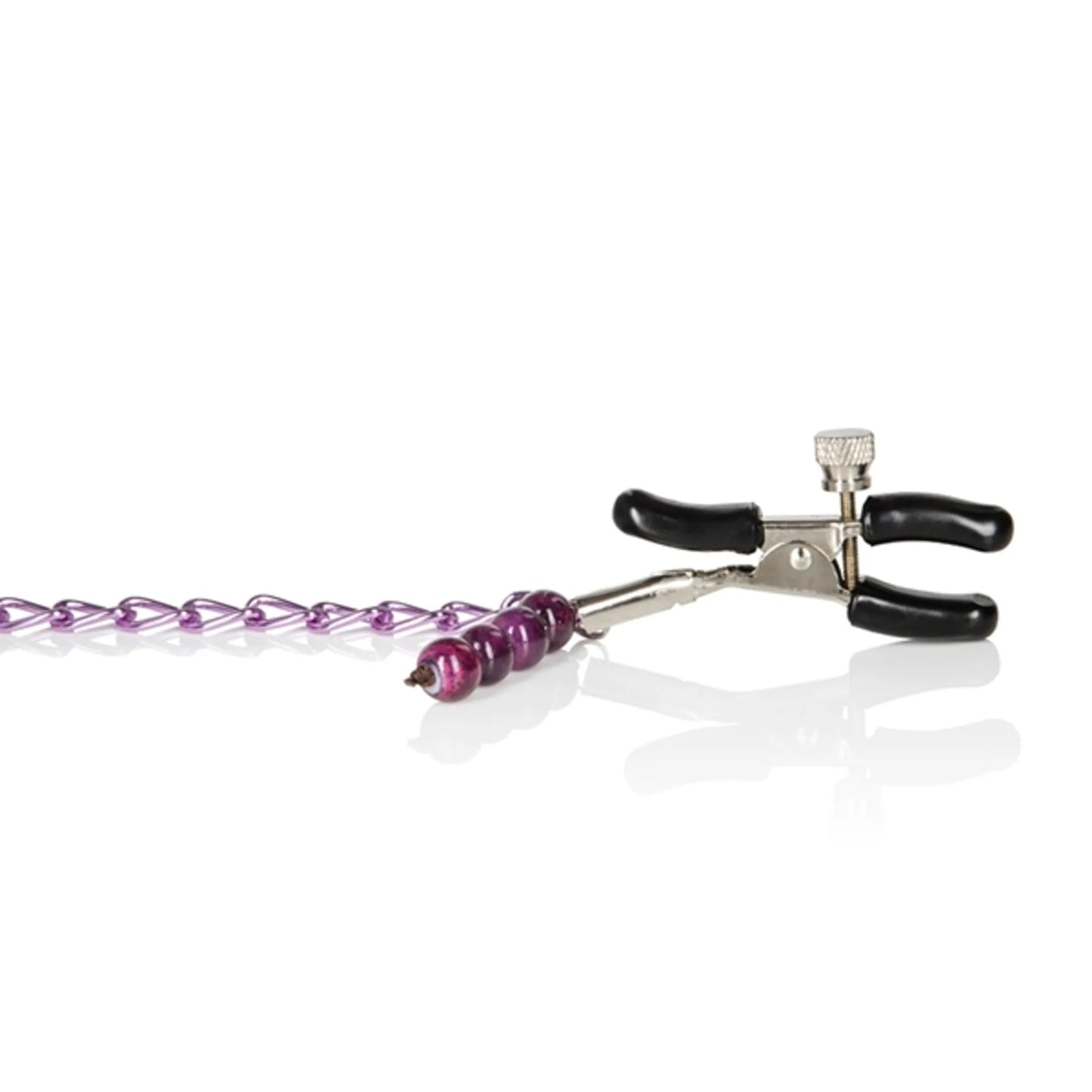 NIPPLE PLAY CLAMPS PURPLE CHAIN