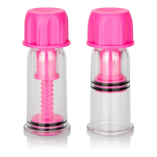 NIPPLE PLAY VACUUM TWIST SUCKERS PINK