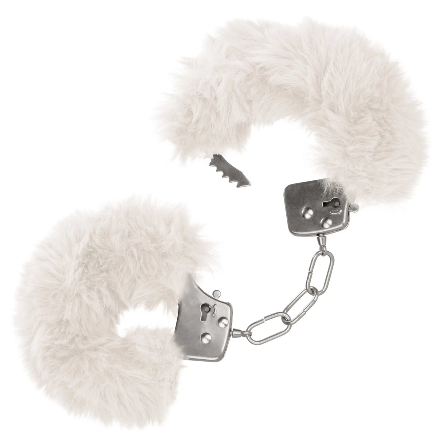 ULTRA FLUFFY FURRY CUFFS WHITE
