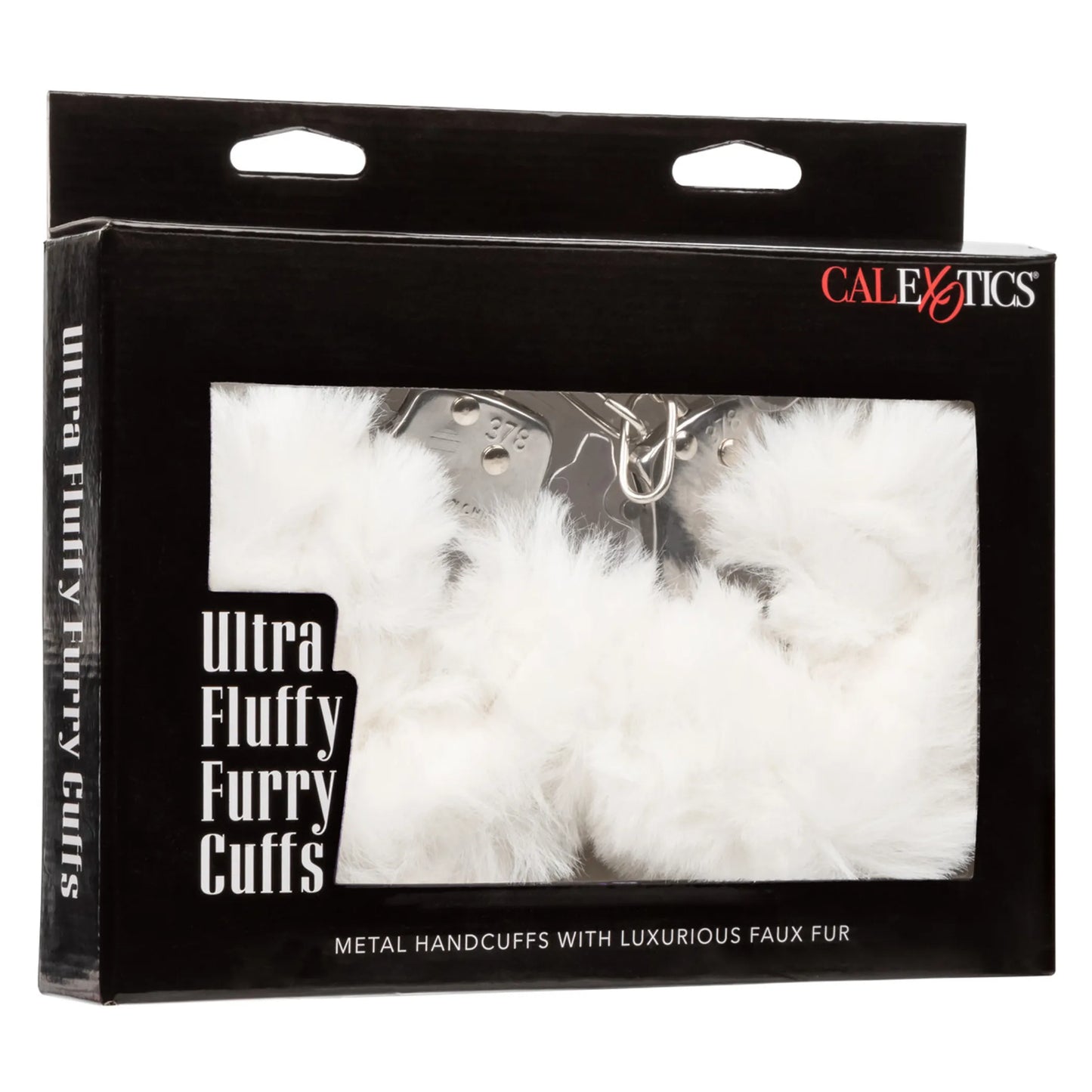 ULTRA FLUFFY FURRY CUFFS WHITE