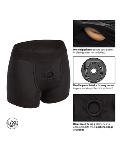 BOUNDLESS BOXER BRIEF L/XL HARNESS BLACK