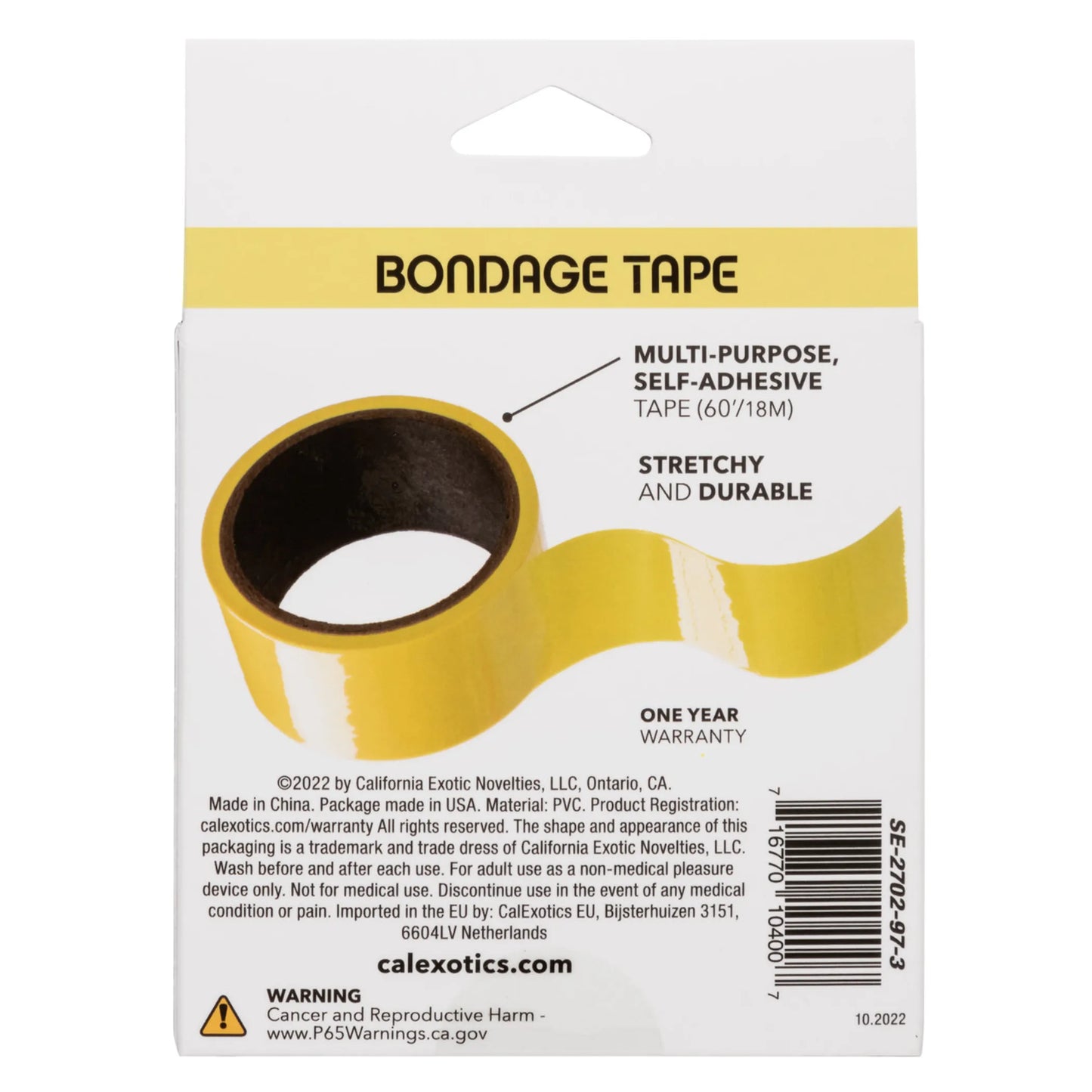 BOUNDLESS BONDAGE TAPE YELLOW