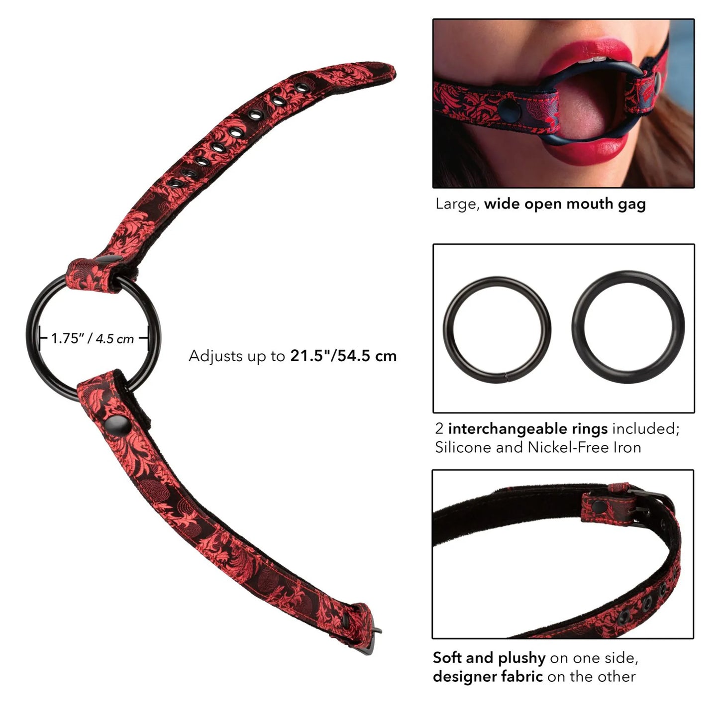 SCANDAL WIDE OPEN MOUTH GAG