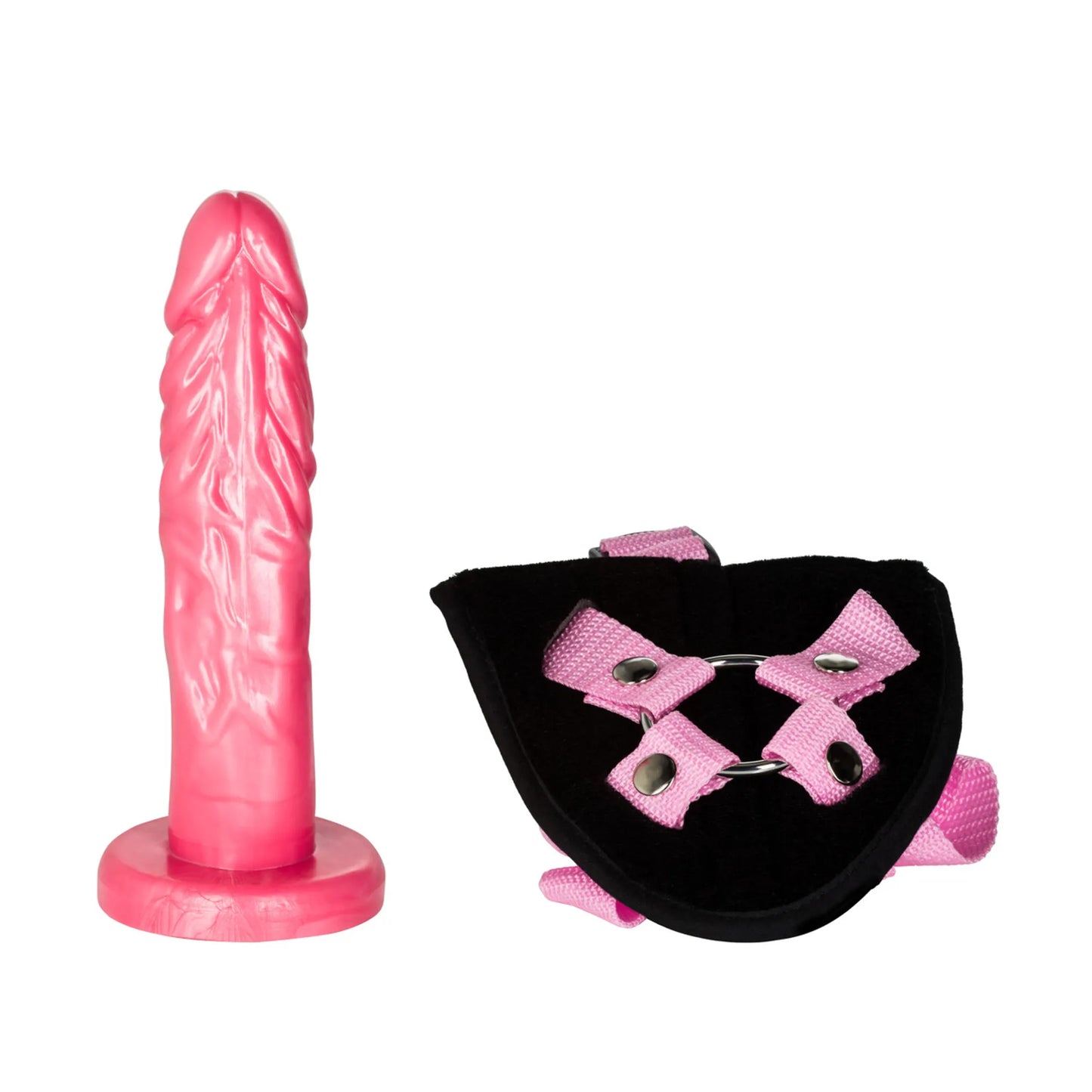 SHANES WORLD PINK HARNESS W/STUD