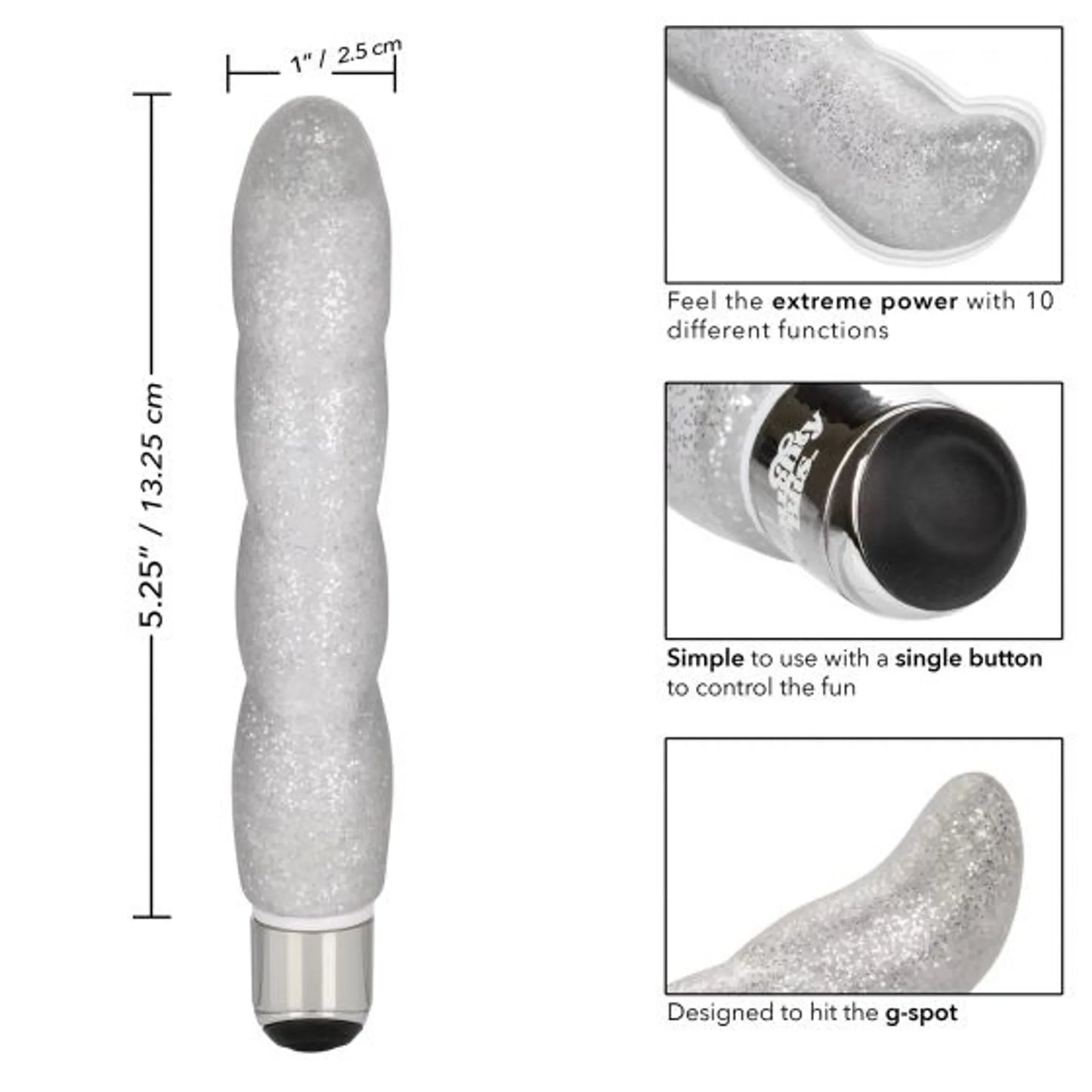 NAUGHTY BITS SCREWNICORN MAJESTIC G SPOT VIBRATOR