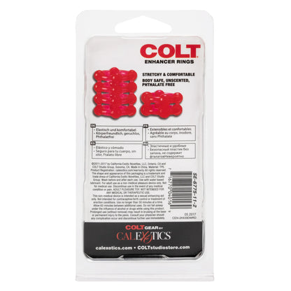 COLT ENHANCER RINGS- RED