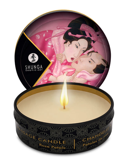 MINI MASSAGE CANDLE APHRODISIA / ROSES 1 OZ
