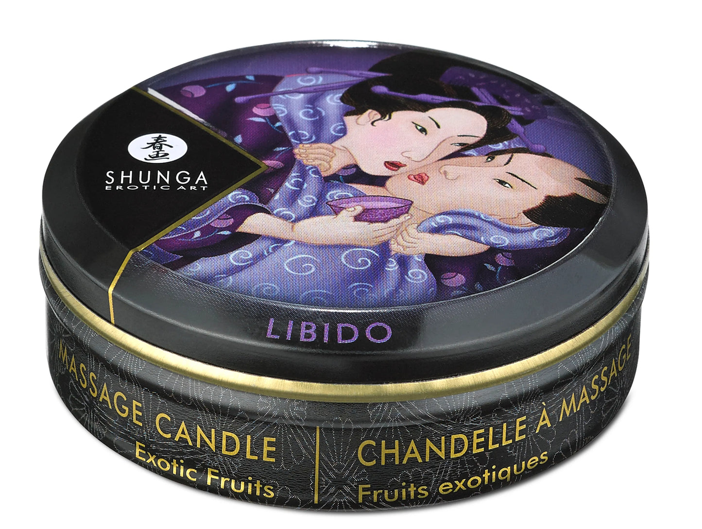 MINI MASSAGE CANDLE LIBIDO/ EXOTIC FRUITS 1 OZ
