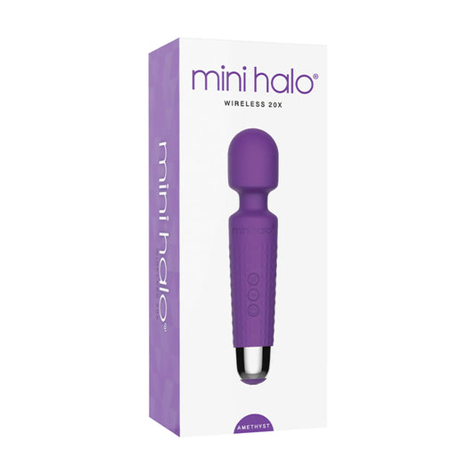 MINI HALO AMETHYST WAND RECHARGEABLE
