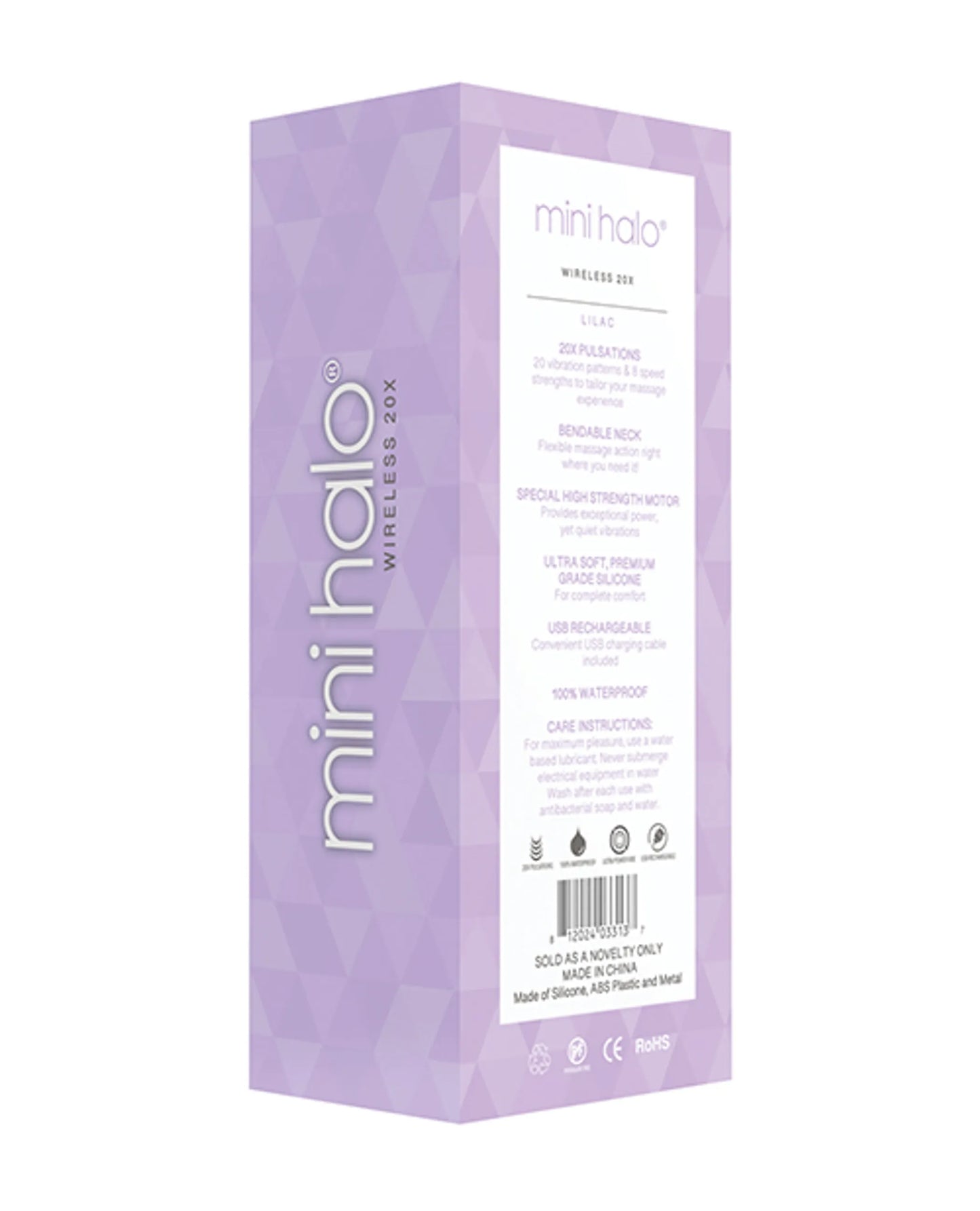 MINI HALO LILAC WAND RECHARGEABLE