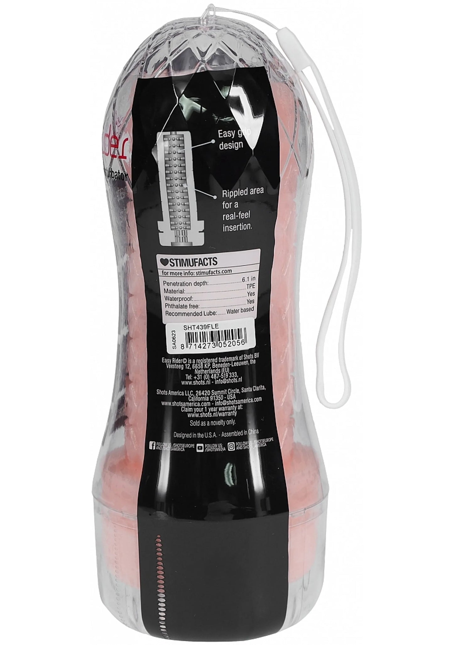 EASY RIDER CLEAR ROUNDED CASE FLESH