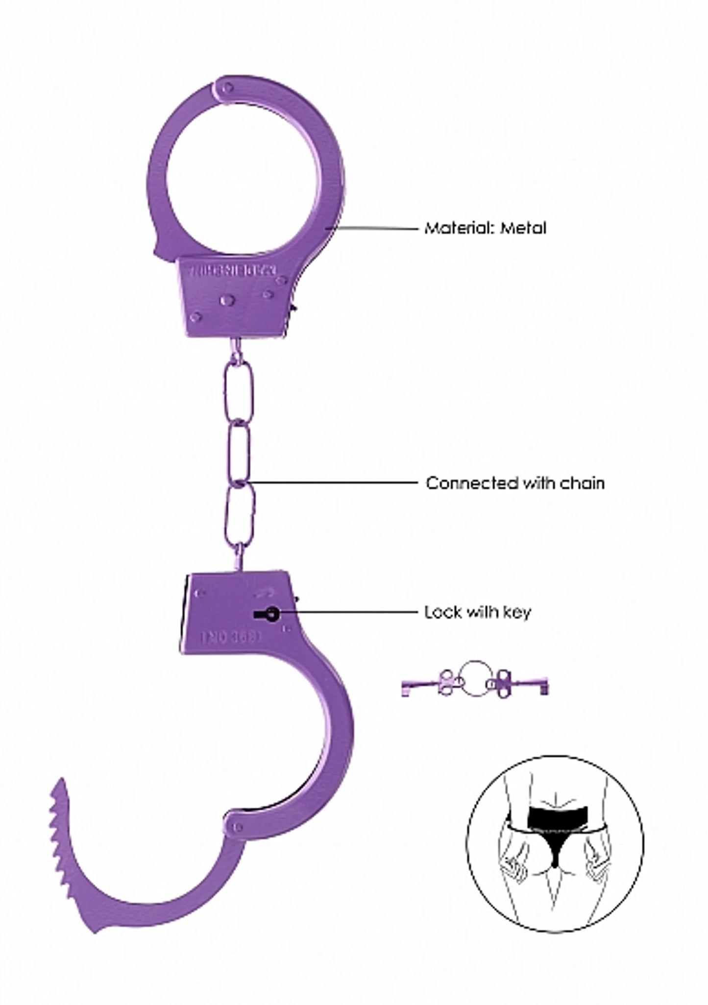 BEGINNER'S HANDCUFFS PURPLE