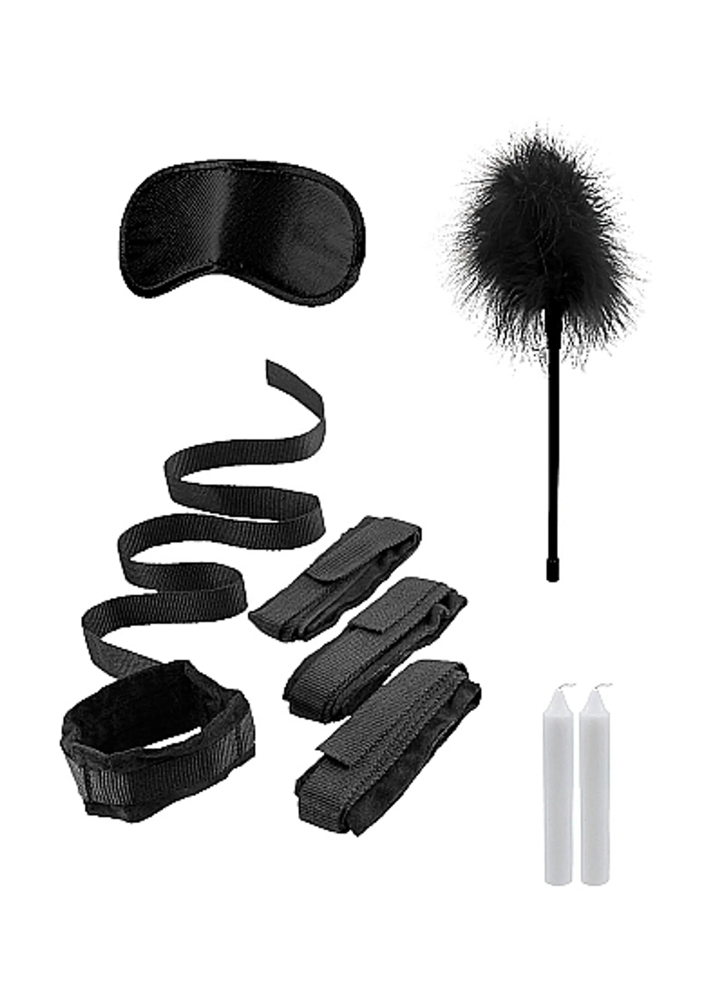 BED BINDINGS RESTRAINT KIT BLACK