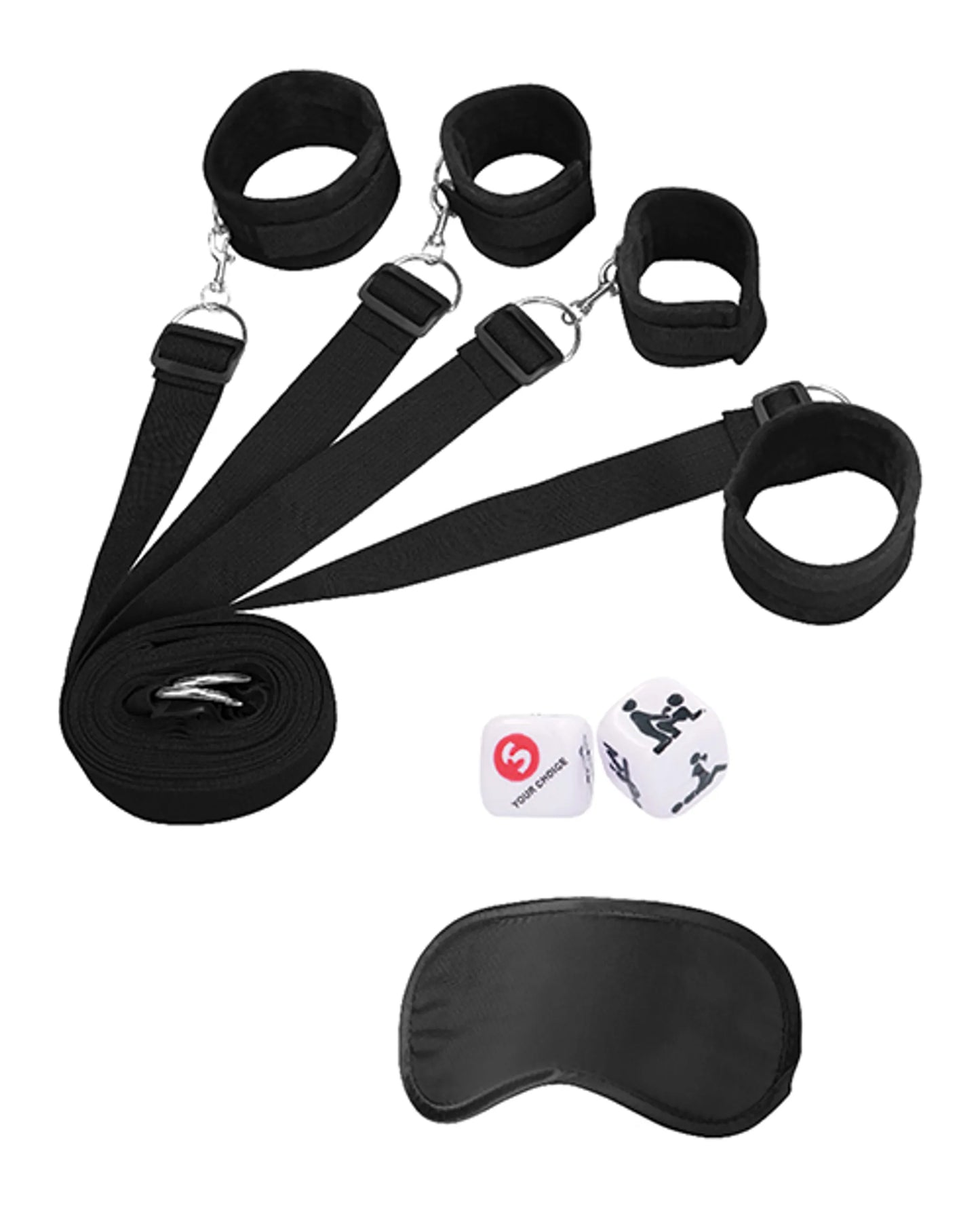 UNDER BED BINDINGS RESTRAINT KIT BLACK