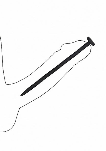 SILICONE SCREW PLUG SET URETHRAL SOUNDING BLACK