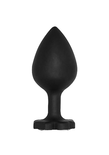 REGULAR LUCKY DIAMOND BUTT PLUG BLACK