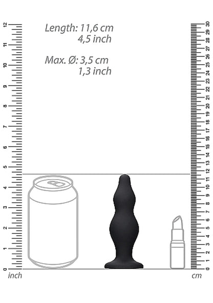 BUBBLE BUTT PLUG BLACK