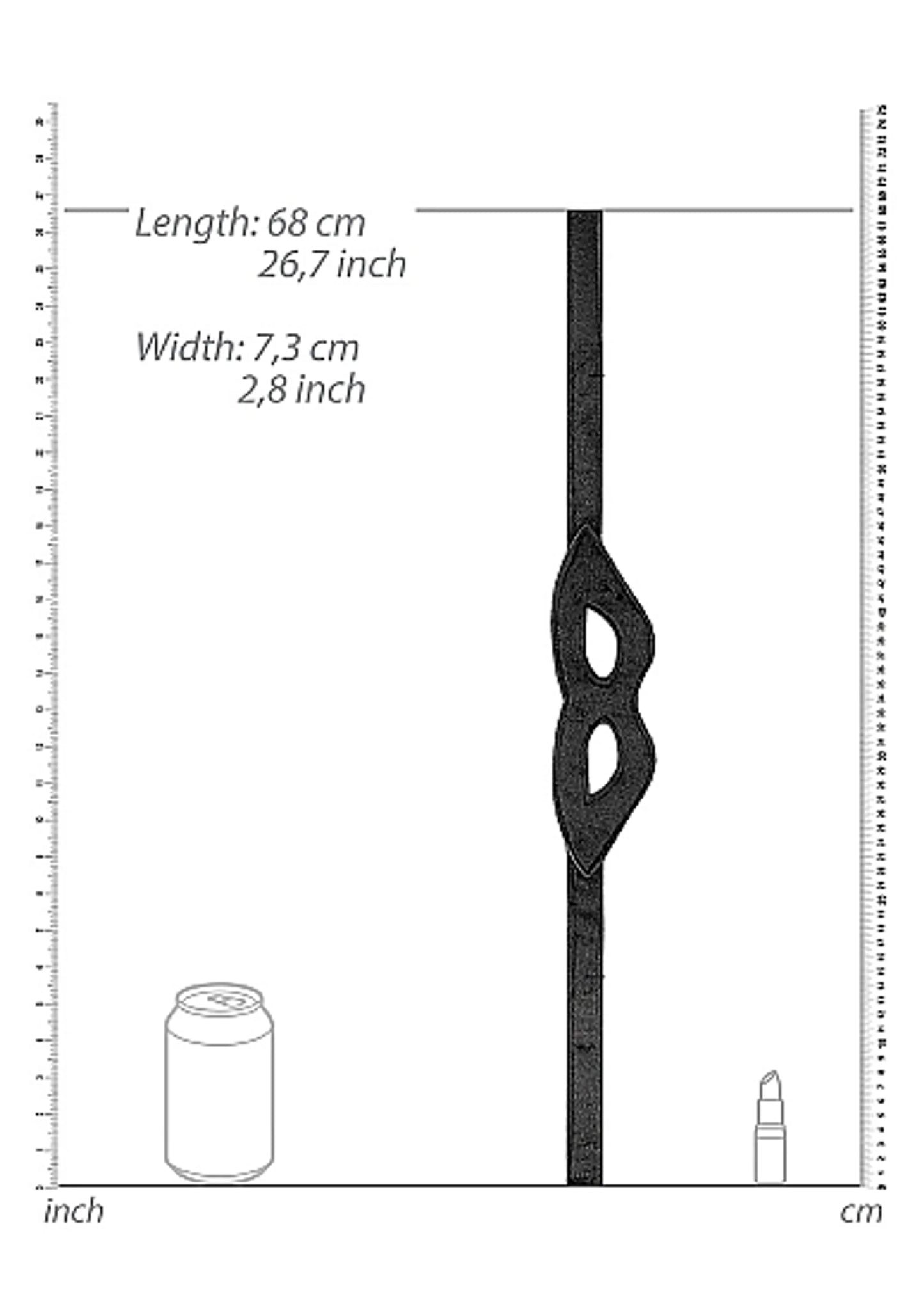 VELVET & VELCRO EYE MASK ADJUSTABLE BLACK